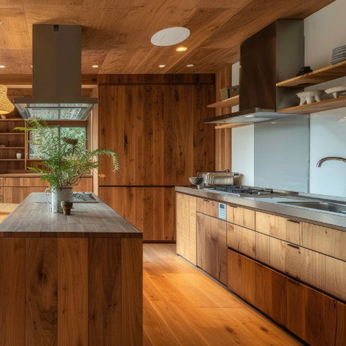 kitchen renovation with hardwood
