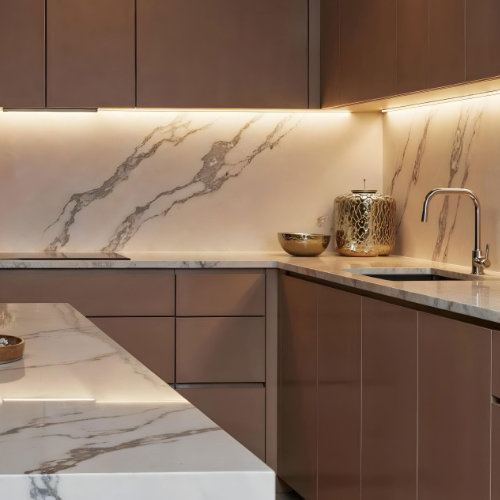 Tile kitchen on renovation